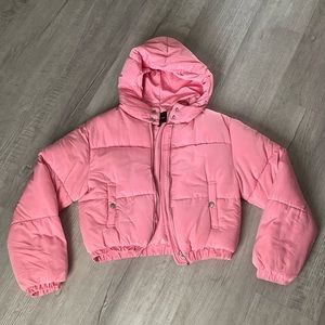 Pink Puffer Jacket